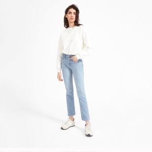 Everlane Cheeky Straight Jean, Sky Blue